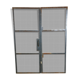 Double old factory door