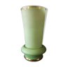 Vase, opaline vert, circa 1930 (art deco)