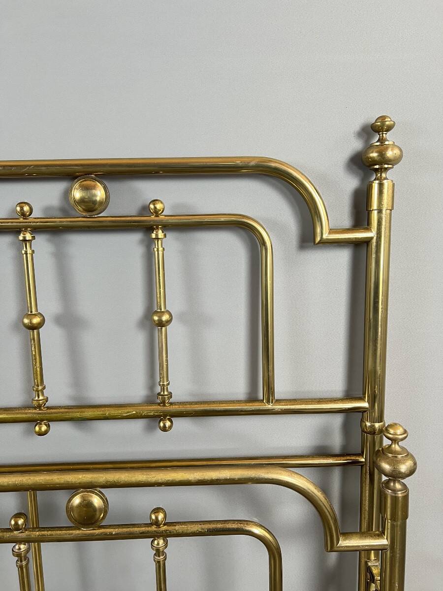 Brass bed, 20th century