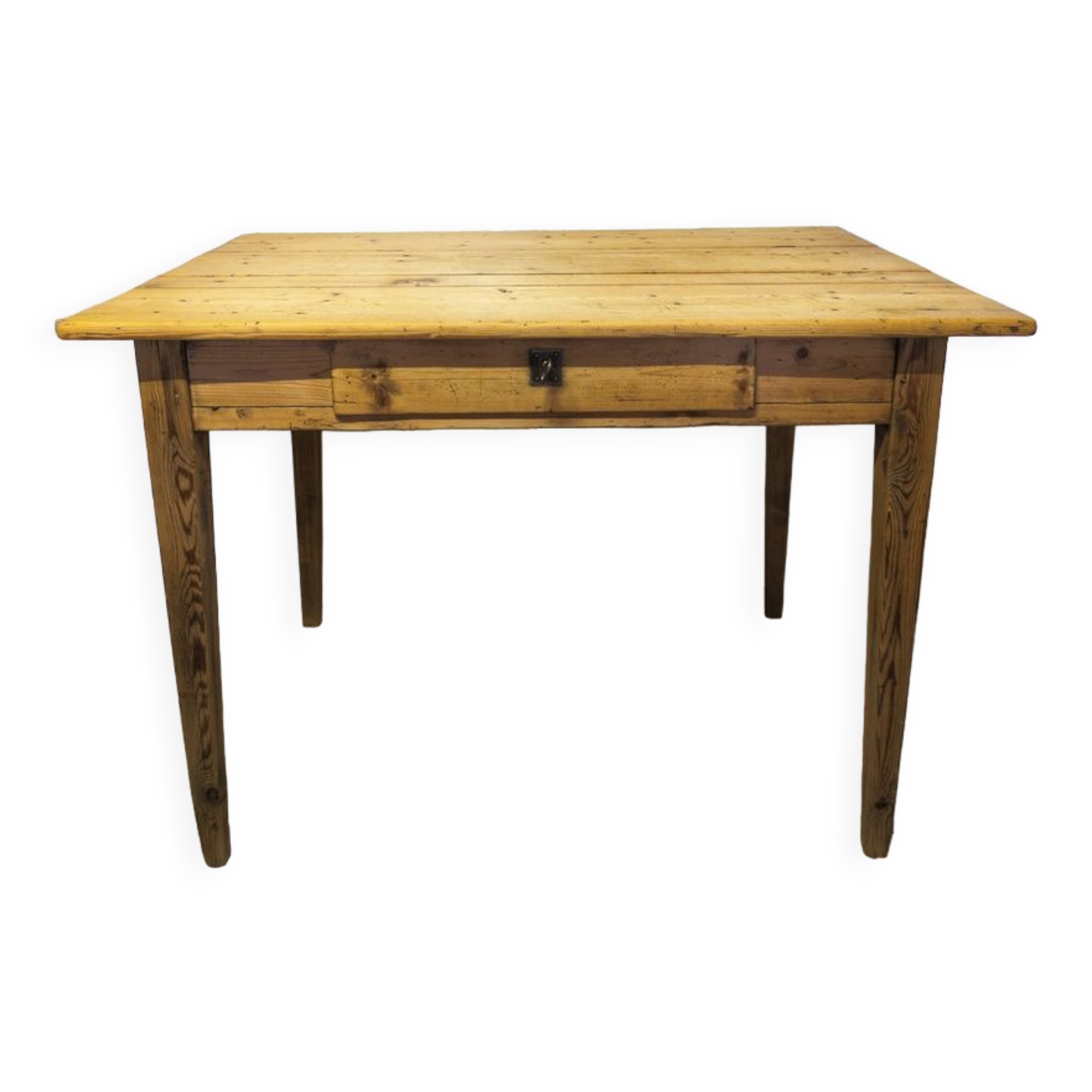 Light wood farmhouse table