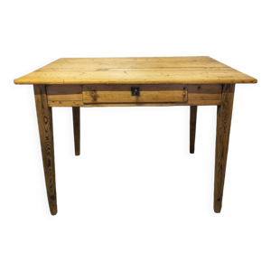 table de ferme bois clair