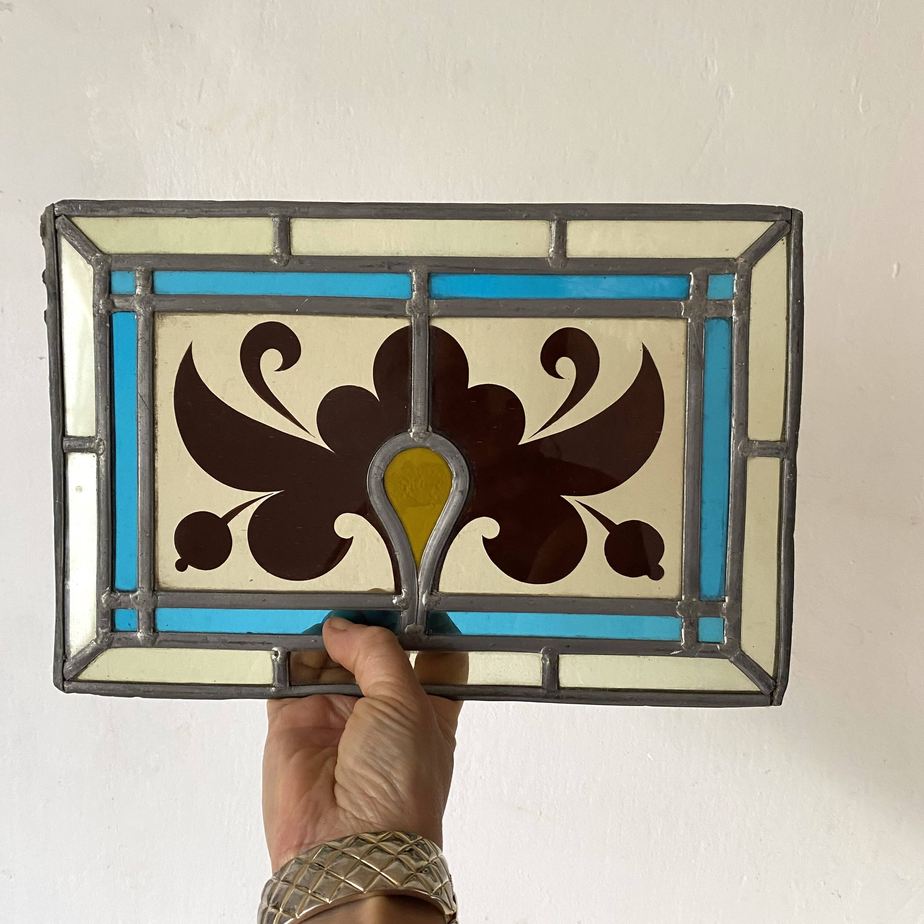 Old stained glass window