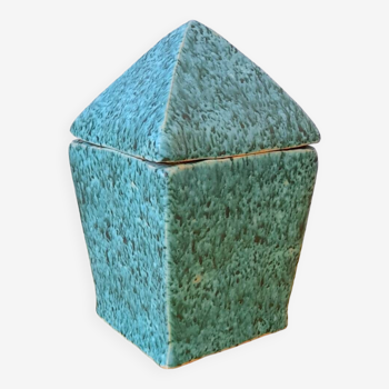 Ceramic pyramid box A.Boffeti 80s