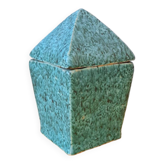 Ceramic pyramid box A.Boffeti 80s