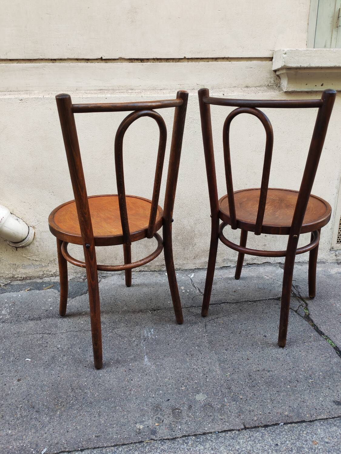 Paire de chaises bistrot 
