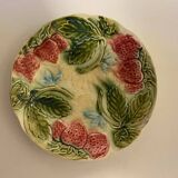 4 assiettes en barbotine d'Onnaing