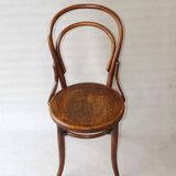 Bistro chair N°14 seat wood of Turpe Germany 1900