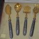 Covered with silver metal and vermeil entremets