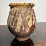 Small grease pot, foie gras pot, confit, in glazed terracotta
