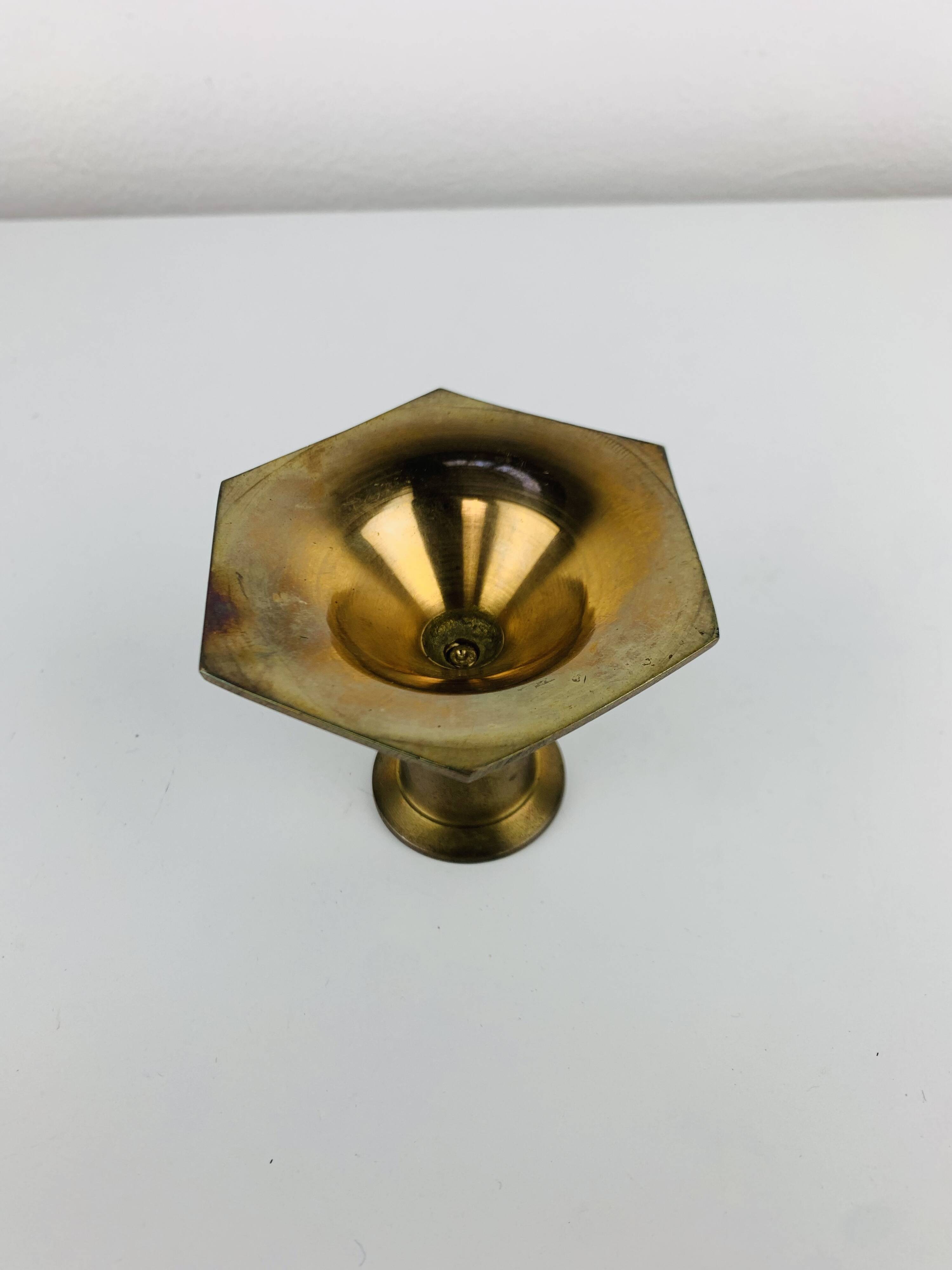 Vintage brass candlestick