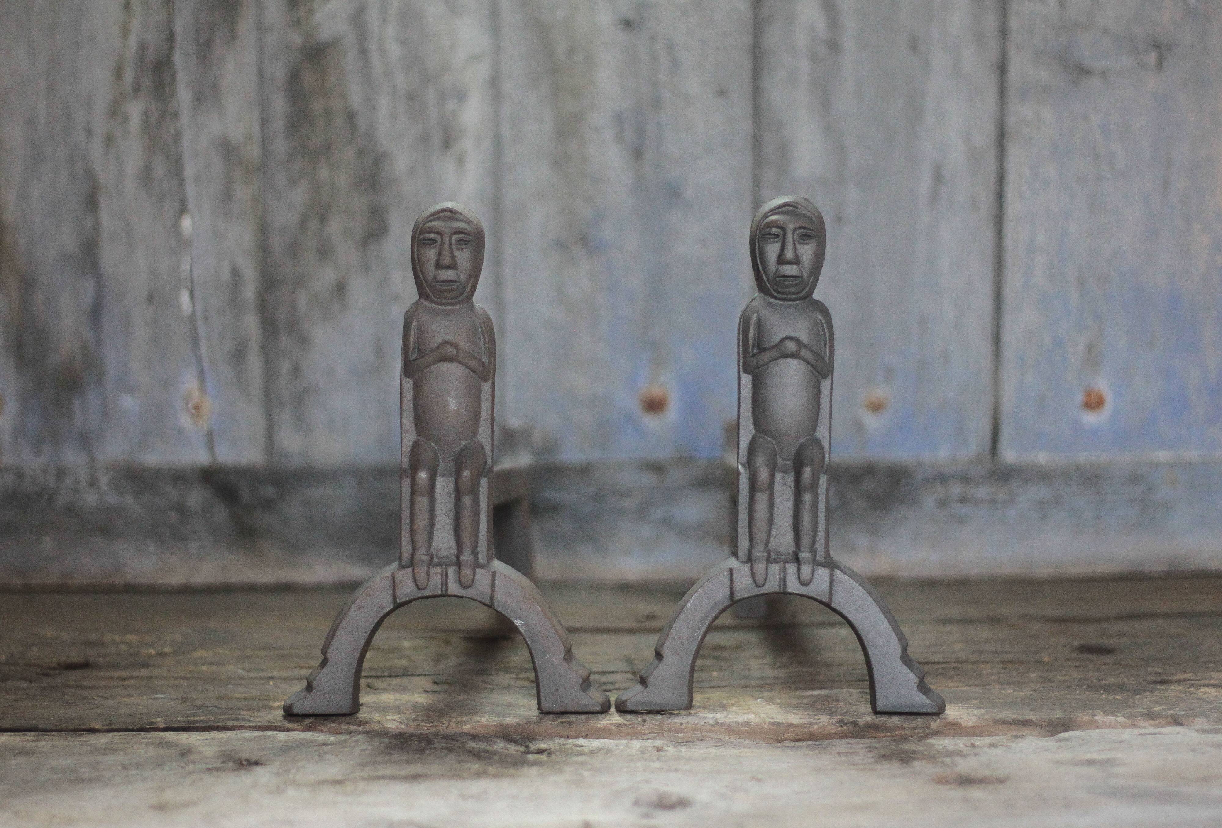 Vintage fireplace grates, Prinner Anton grates, character grates.