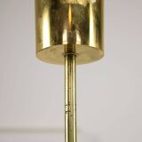 Mid-century modern Italian Brass and Opaline Chandelier