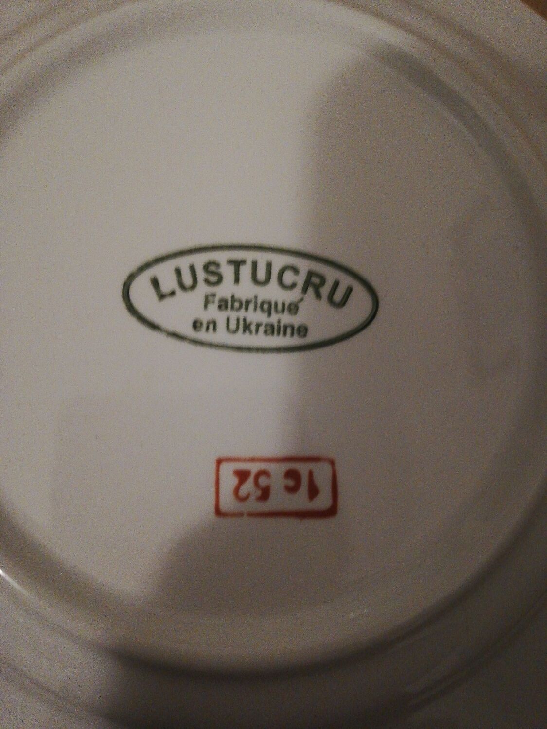 5 Lustucru plates