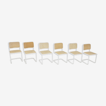 Lot de 6 chaises B32 de Marcel Breuer
