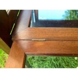 Glass tea table with its tray