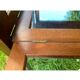 Glass tea table with its tray
