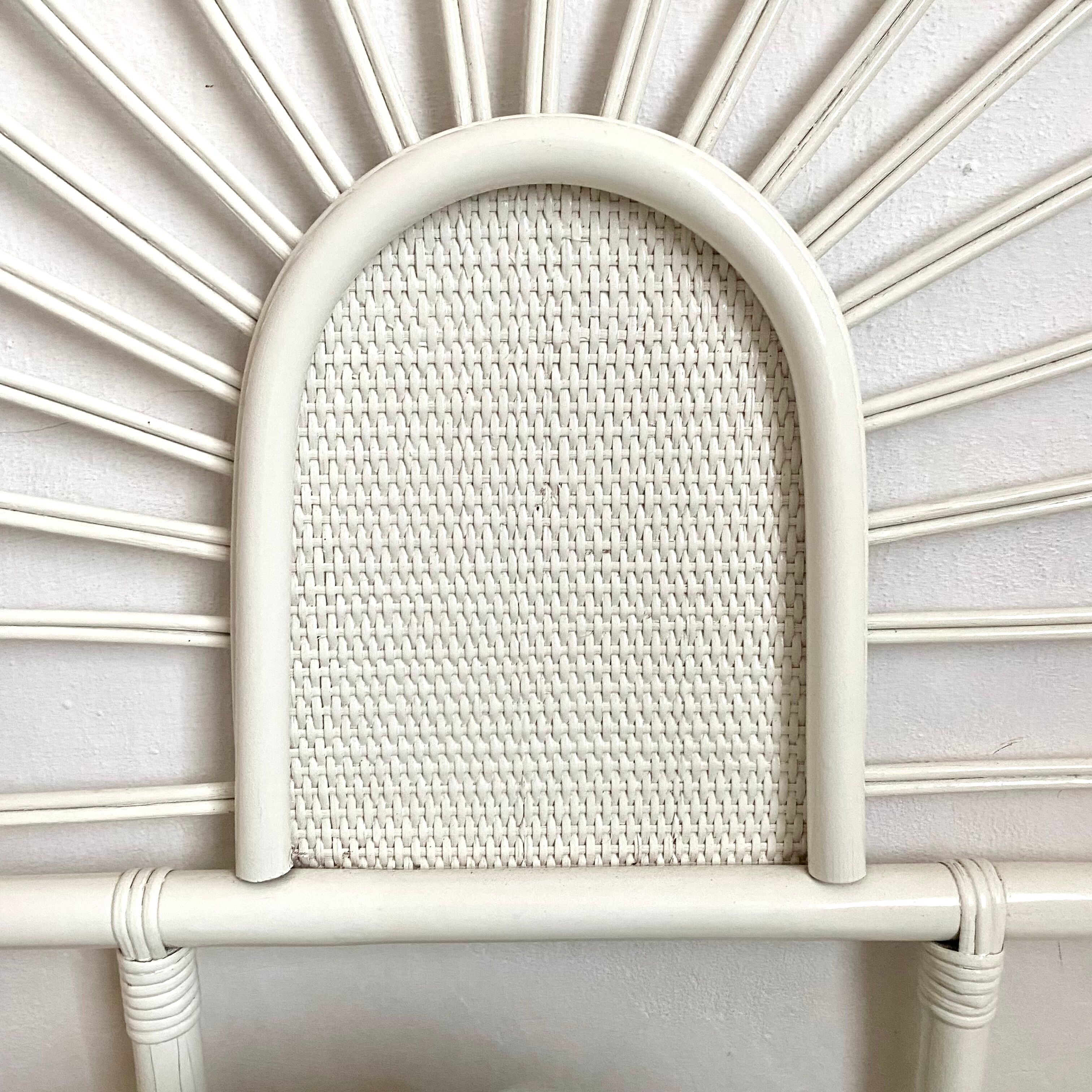 Rattan headboard 1 person