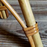 Rattan tripod plant holder harness 50s