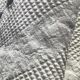 Monogram towel AB honeycomb cotton fringed old