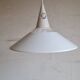 Lacquered metal pendant light from the 80s