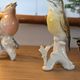 Pair of Karl Ens polychrome porcelain birds from Saxony