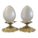 Set of two Art Deco ceiling lights