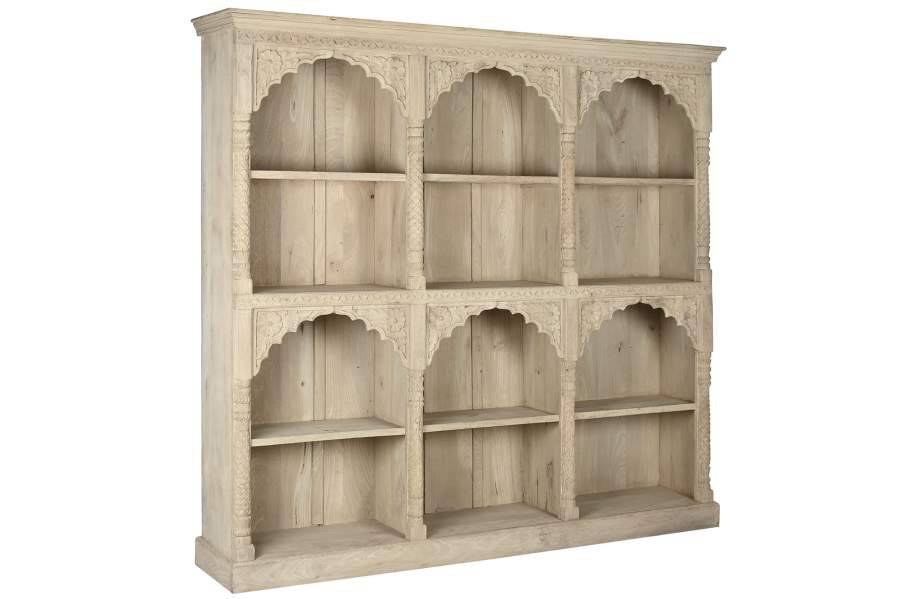 Wood shelf 204x38x196 natural