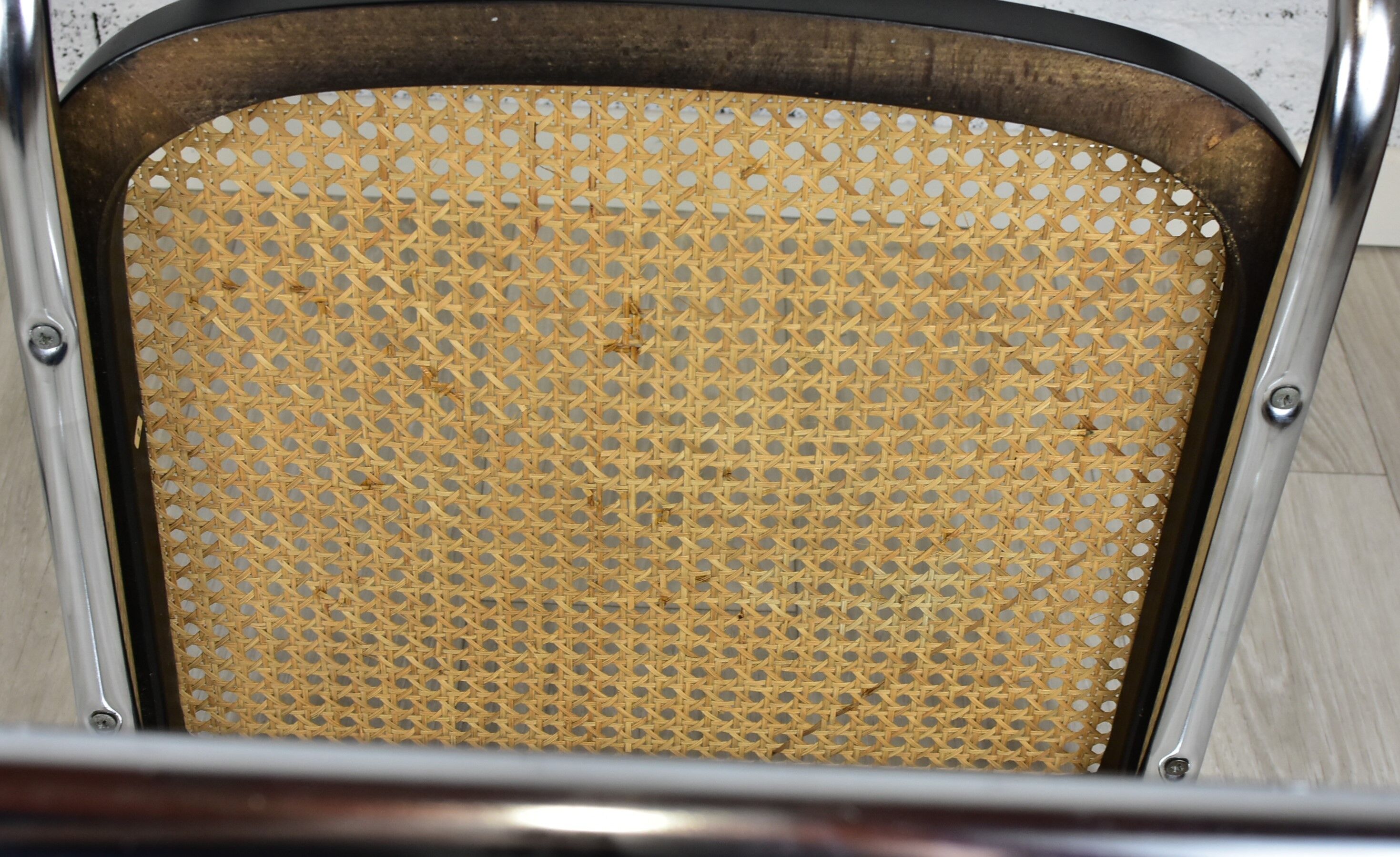 Pair of vintage chairs B32 Marcel Breuer, black