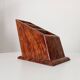 Art deco pen holder in burr walnut