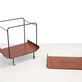 Plywood tea trolley by Franco Campo and Carlo Graffi for Stilcasa