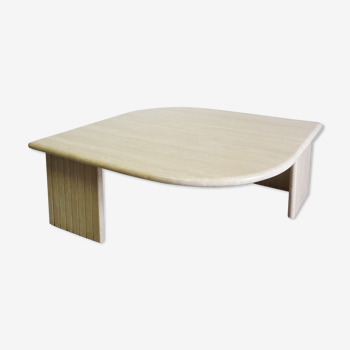 Table basse travertin