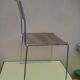 Chrome and scoubidou chair