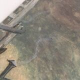 Gouache on paper 1953 signed and its glazed frame