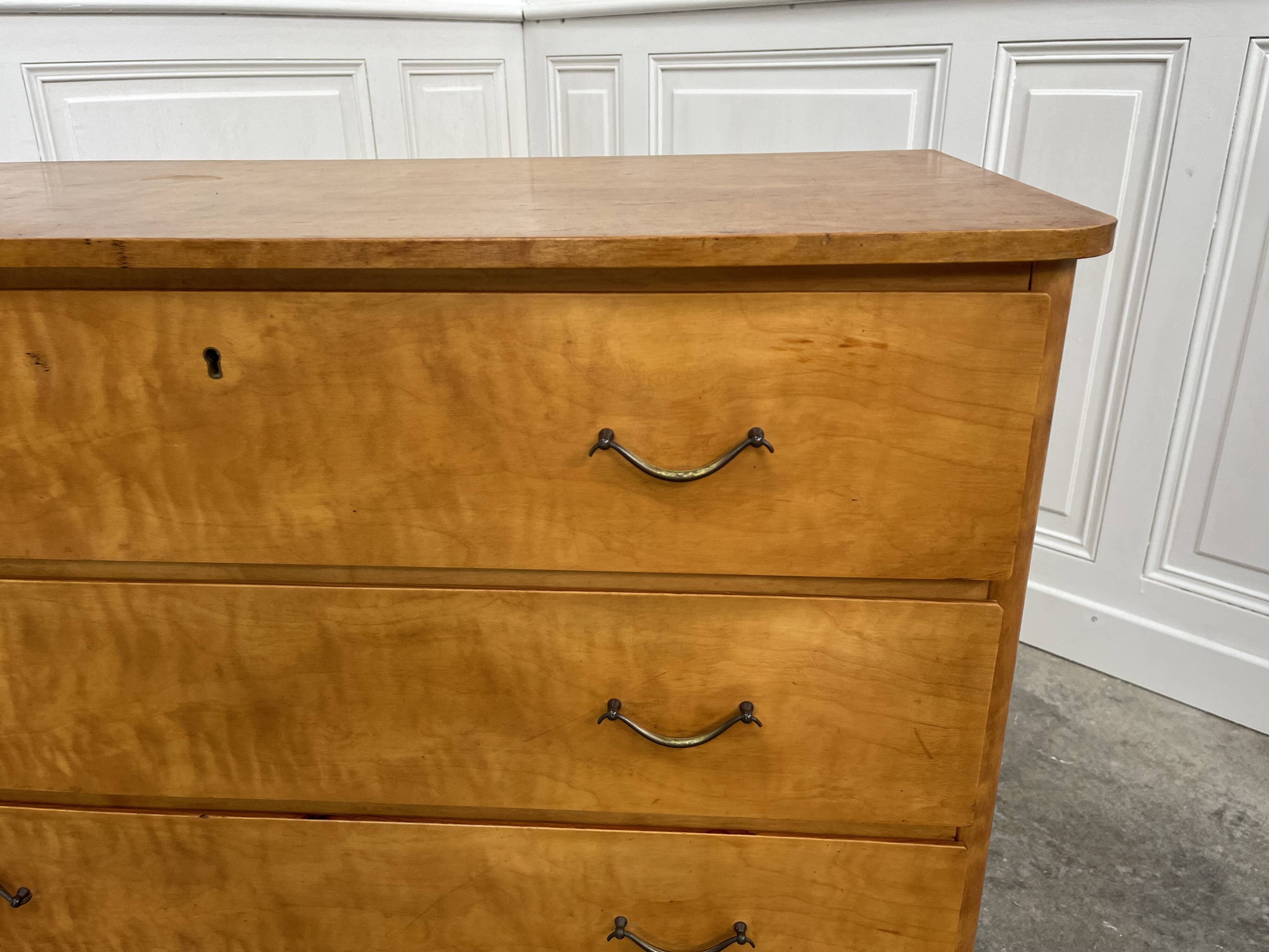Small vintage Scandinavian chest of drawers
