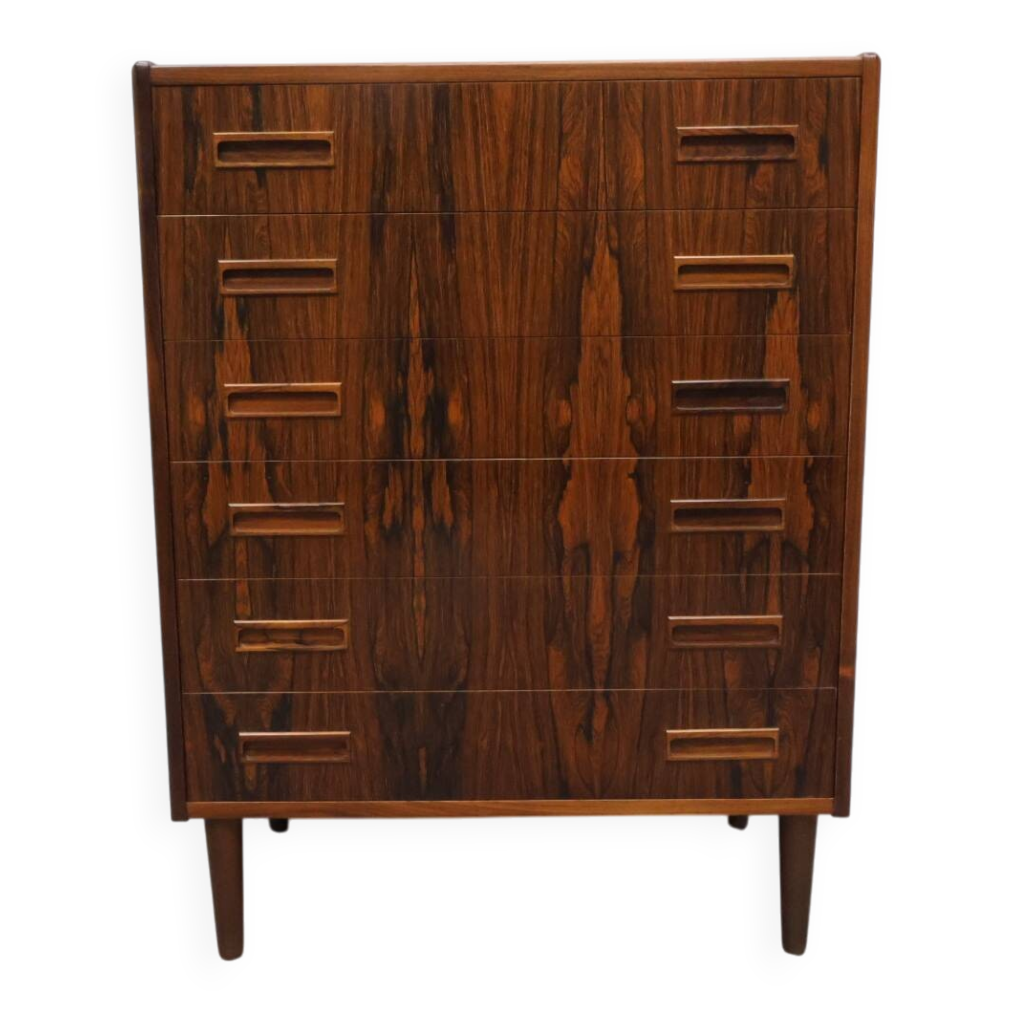 Deense ladekast palissander P. Westergaard vintage