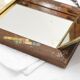 Antique Triptych Wall Mirror – Vintage 1940s Folding Dressing Table Mirror