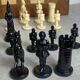Large Vintage Medieval Chess Set Ajedrez Fantasia