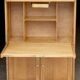 Rare: solid blonde oak secretary from the 1940s/50s. Designer.