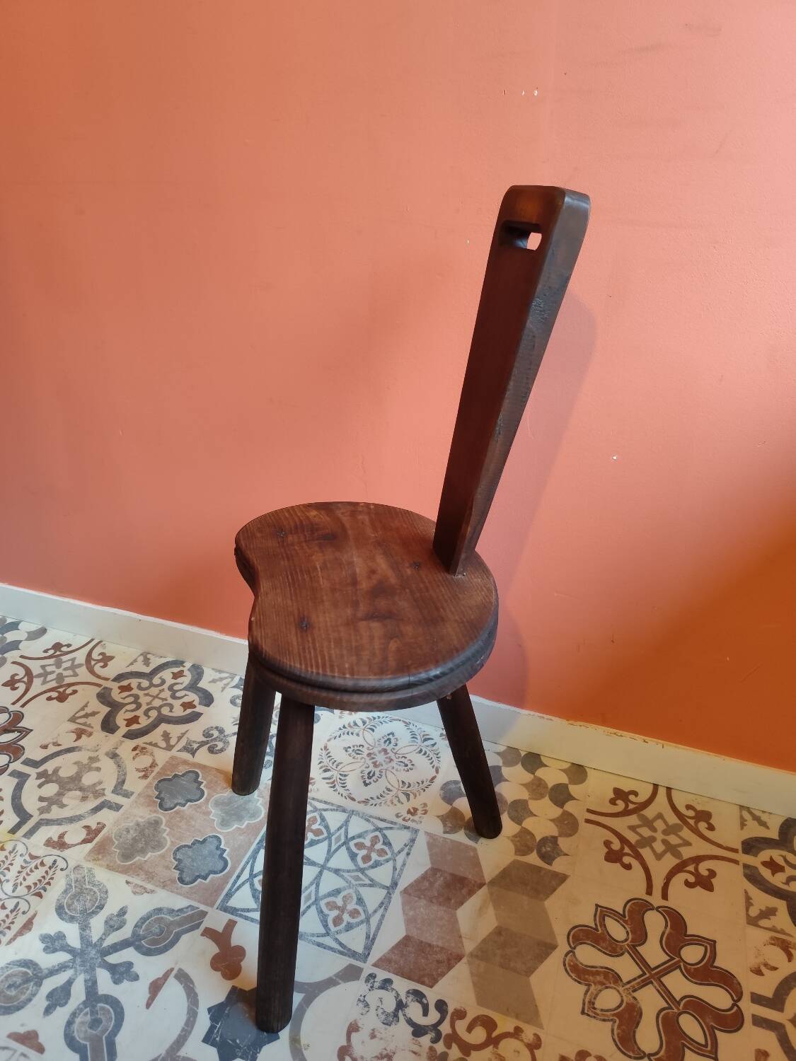 Vintage brutalist chair
