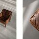 Vintage Mid-Century Danish Modern Lounge Leather Chair & Ottoman Model 2207