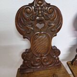 Paire de chaises alsaciennes, XIXème siècle