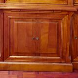 Directoire cherry wood bookcase