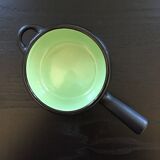 Black and Celadon Scandinavian Frying Pan