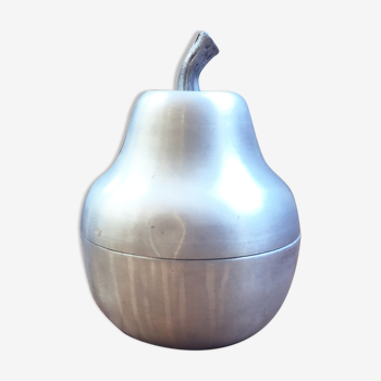 Stainless "pear" ice bucket