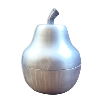 Stainless "pear" ice bucket