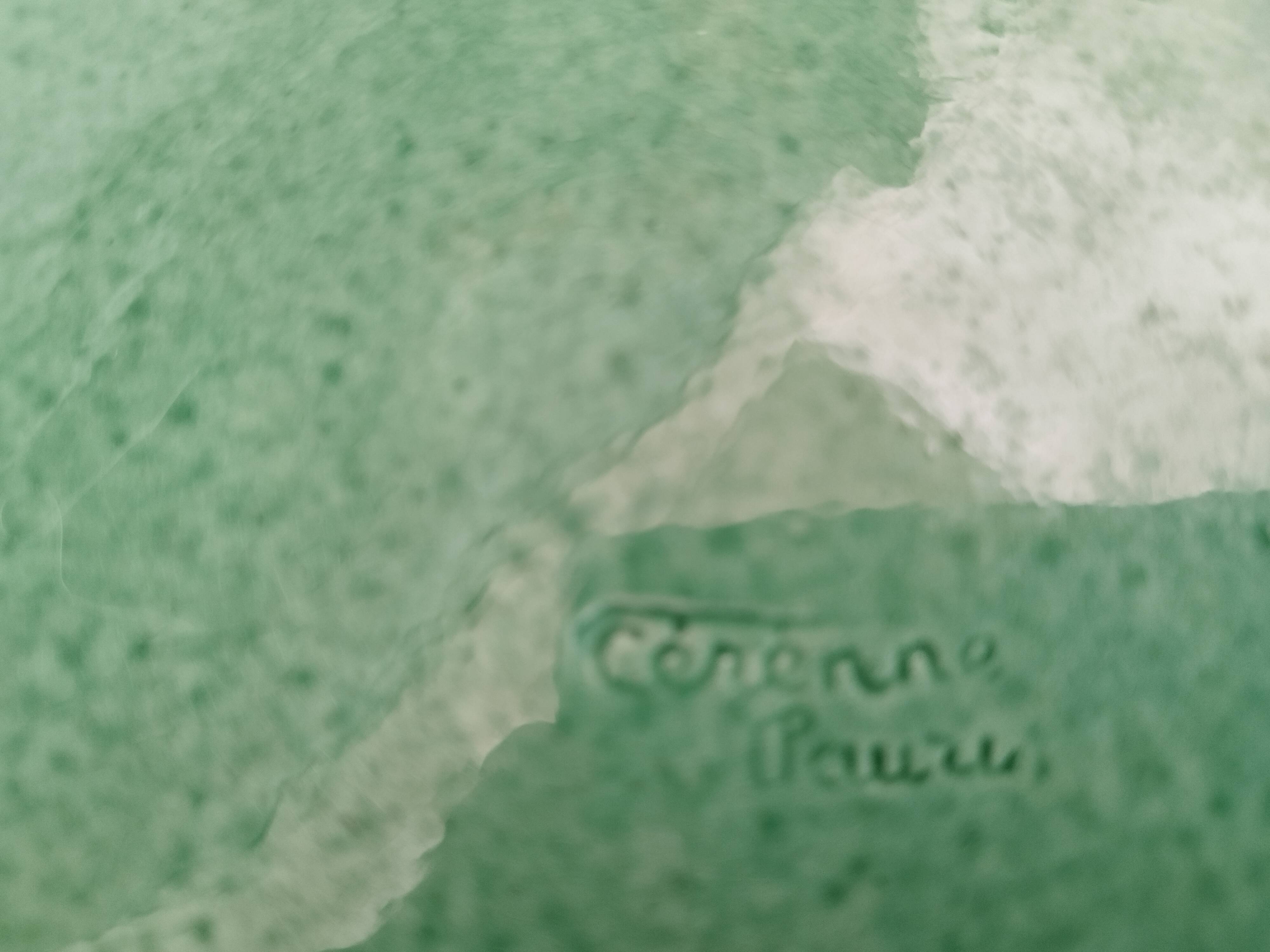 Plate, fruit bowl or leaf-shaped catchall Vallauris