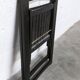 Chaise pliante Aldo Jacober pour Alberto Bazzani noire 1960 d'origine