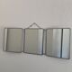 Vintage mirror 1960 triptych barber Arpin hairdresser - 34 x 88 cm