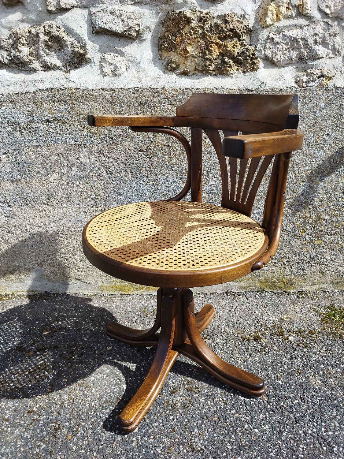 Swivel office chair bentwood and canning