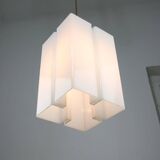 Vintage italian plexiglass tower pendant lamp